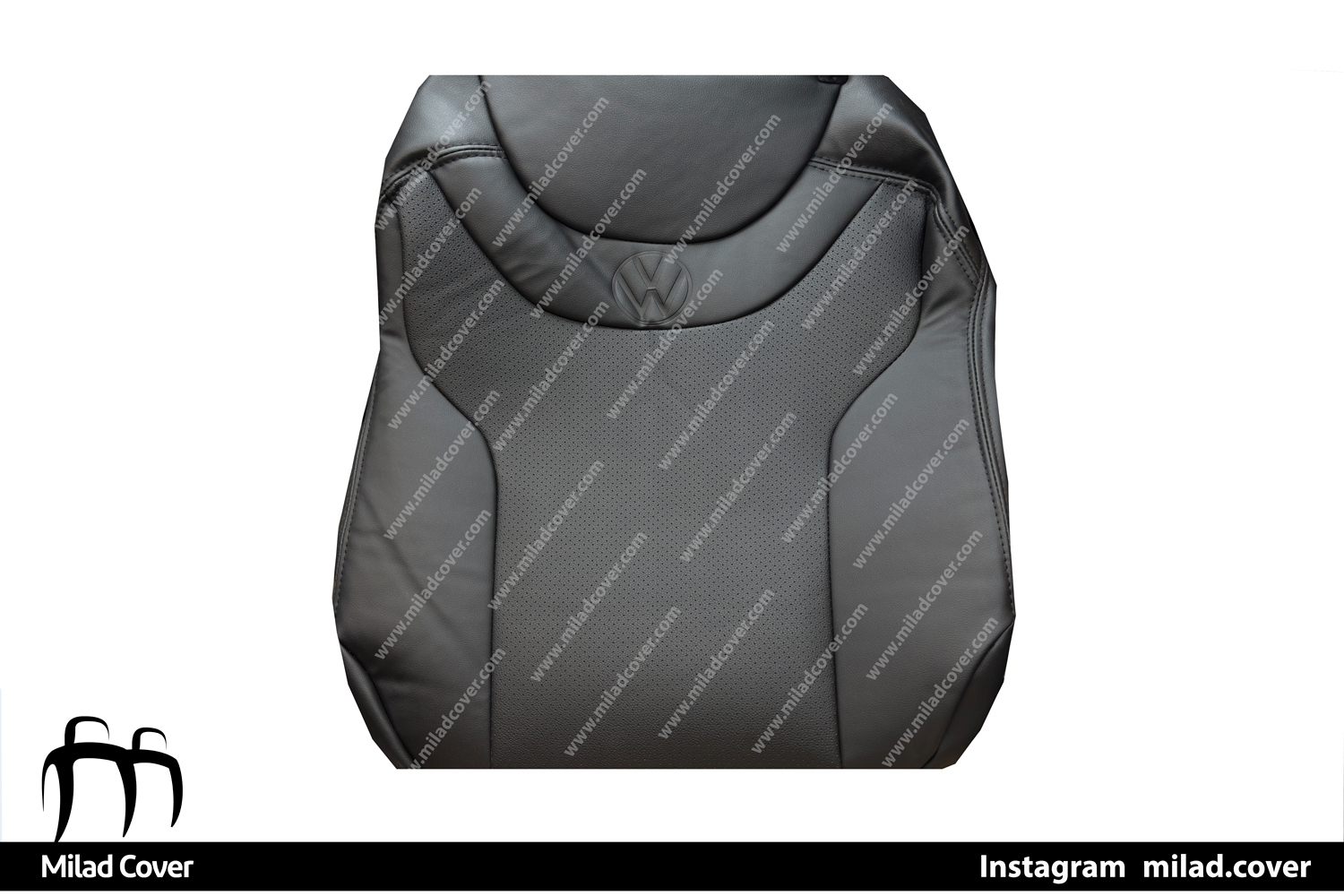 روکش صندلی فولکس واگن ID4 چرم رنگ مشکی